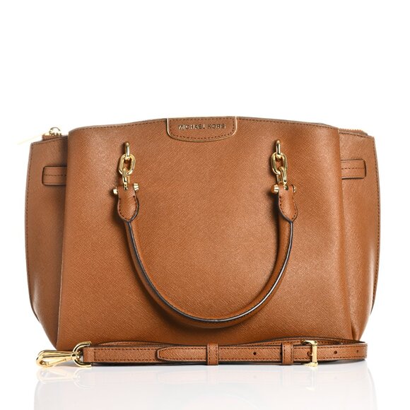 Michael Kors Rochelle Caramel Colored Satchel - Picture 1 of 14